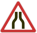 Дорожный знак 1.12.1 "Опасные повороты с первым поворотом направо"