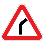 Дорожный знак 1.11.1 "Опасный поворот направо"
