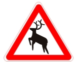 Дорожный знак 1.27 "дикие животные"